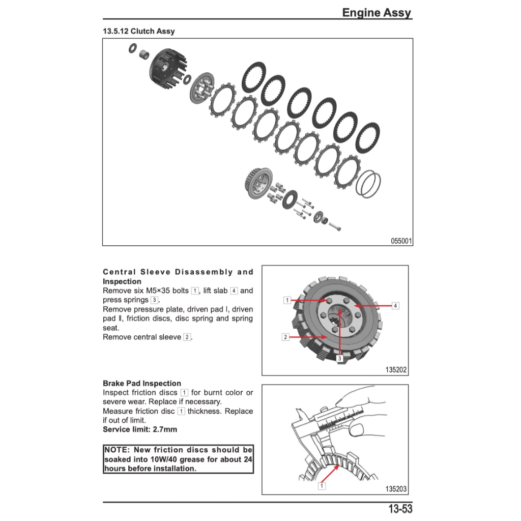 CFMoto 250SR 2020+ Full Manual Set – Repair & Maintenance Manual and Spare Parts Catalog and User Handbook - page 8