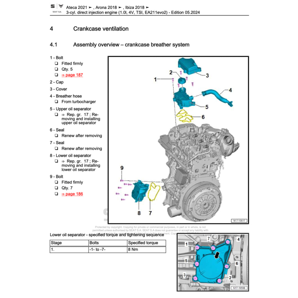 SEAT ATECA KH7 2016+ Full Manual Set – Repair & Maintenance Manual - page 3